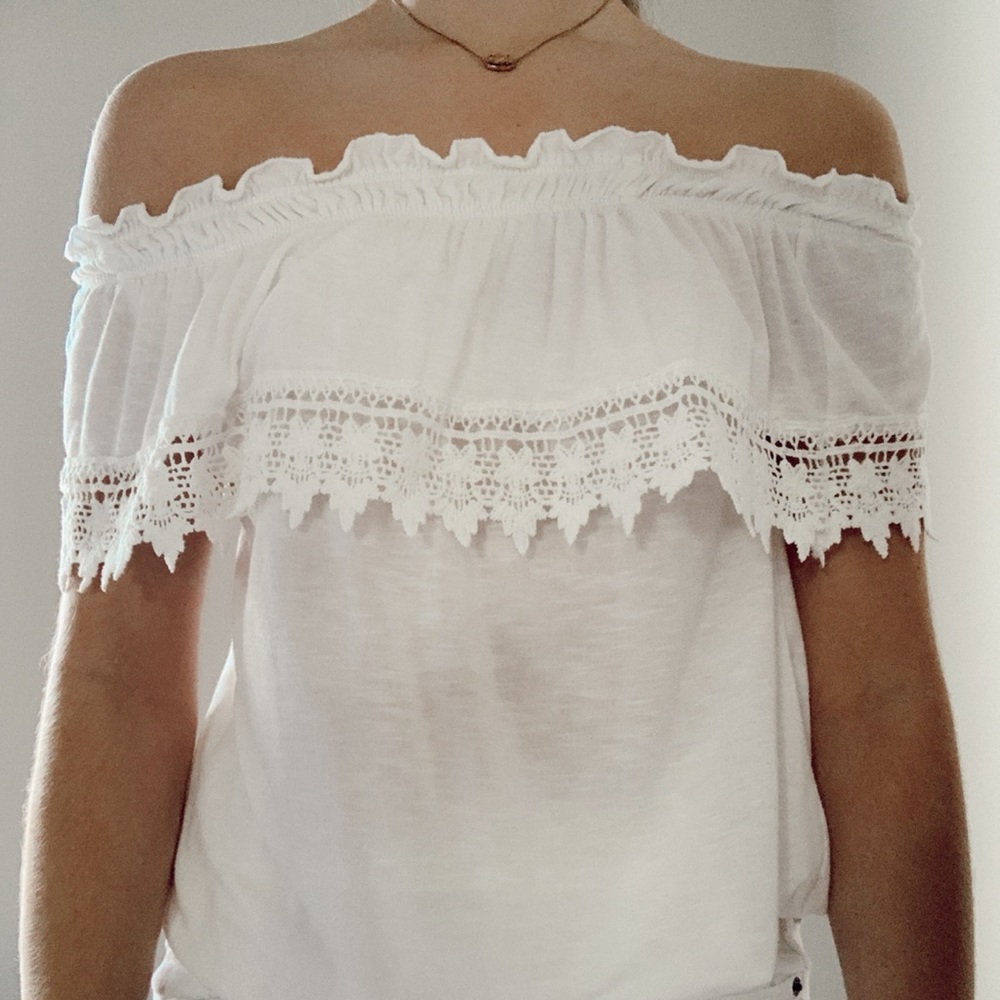 Off the shoulder shirt
